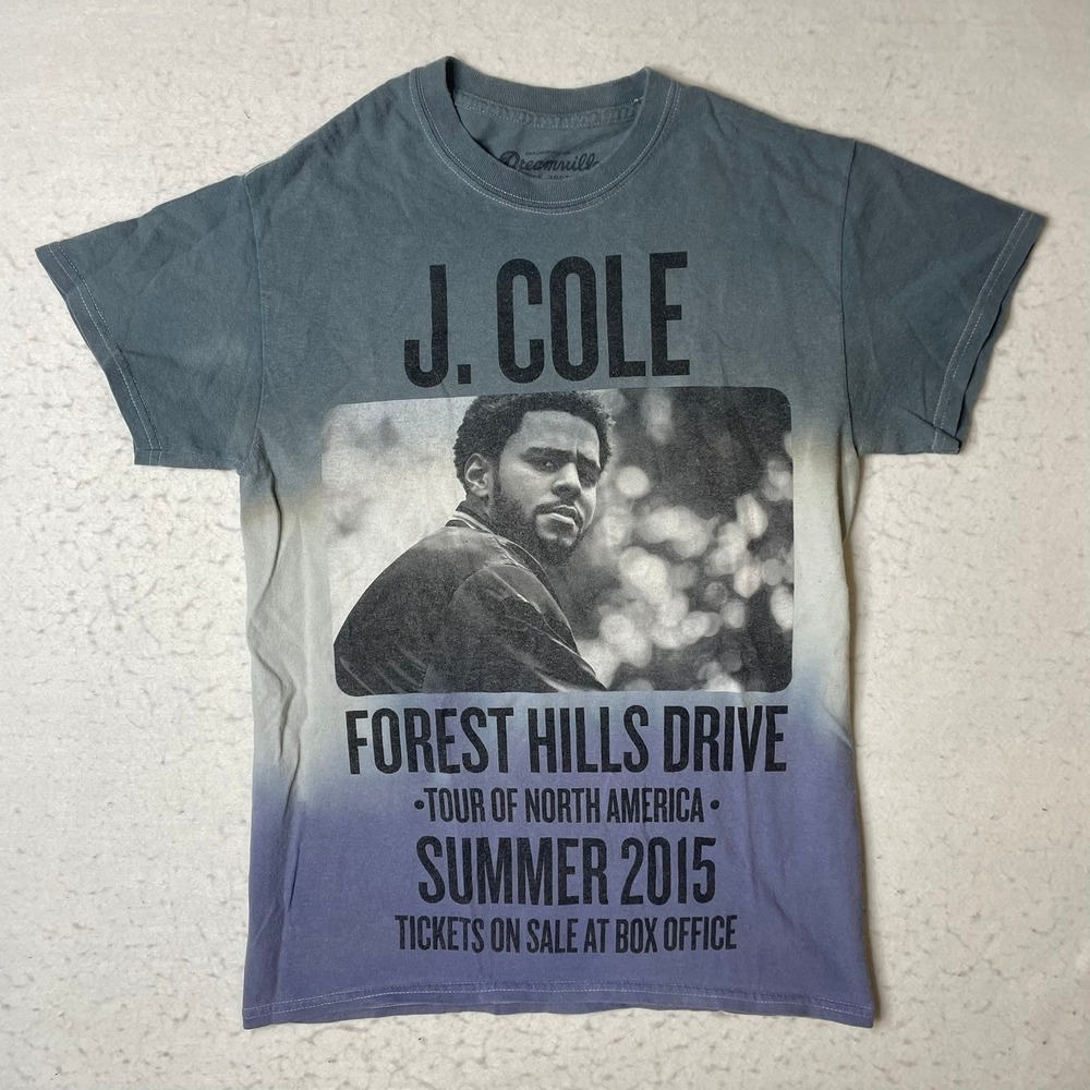 J Cole Forest Hills‎ Drive Tour Summer 2015 T Shirt Dreamville Size SM